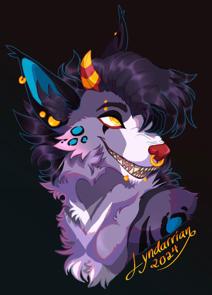 Stylized Headshot with No BG Example